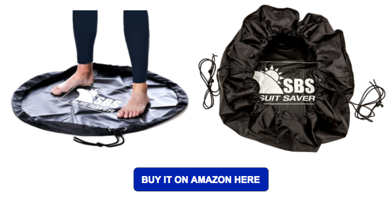 wetsuit changing mat and bag
