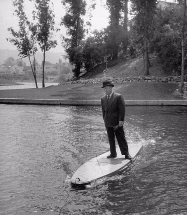 Joe Gilpin pioneered the invention of electric surfboards